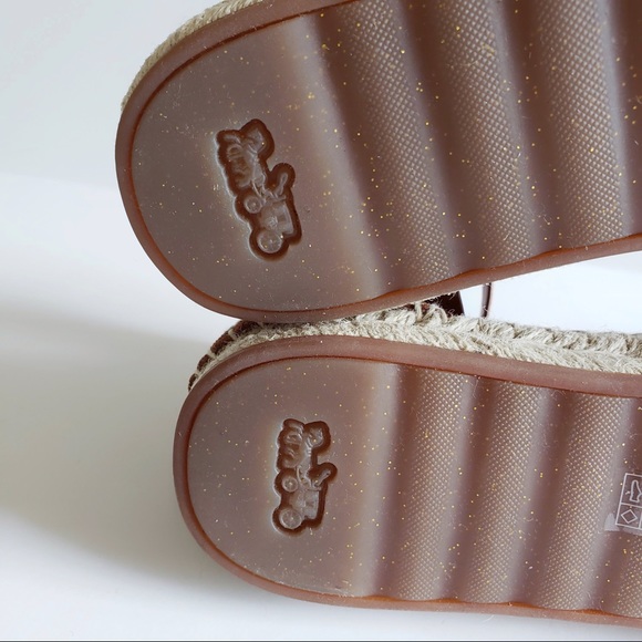 Coach Ankle Strap Astor Espadrille Tea Rose 9.5 - Picture 14 of 15